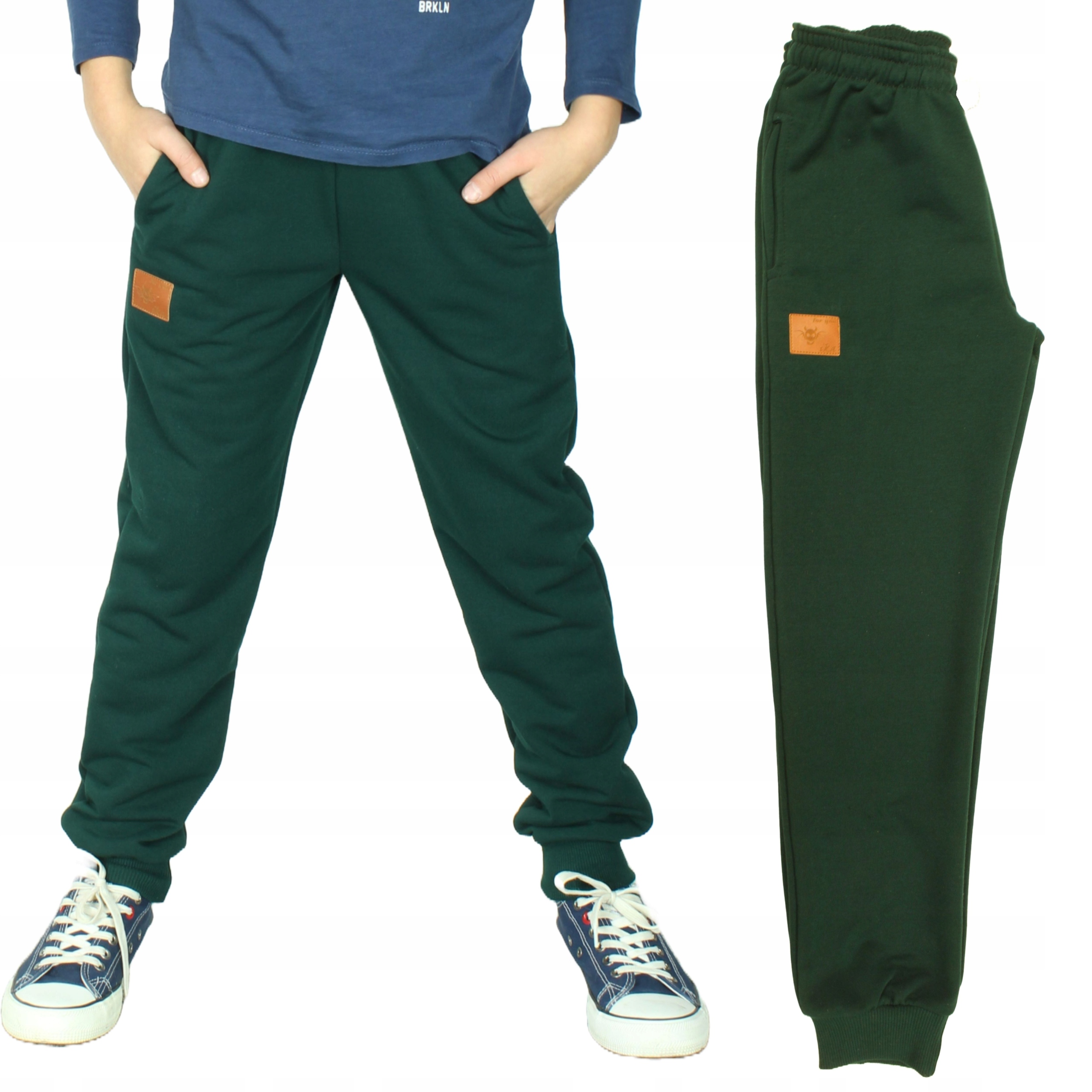 Spodnie Dresowe FOR YOU IKA 146 zielone Marka Ika