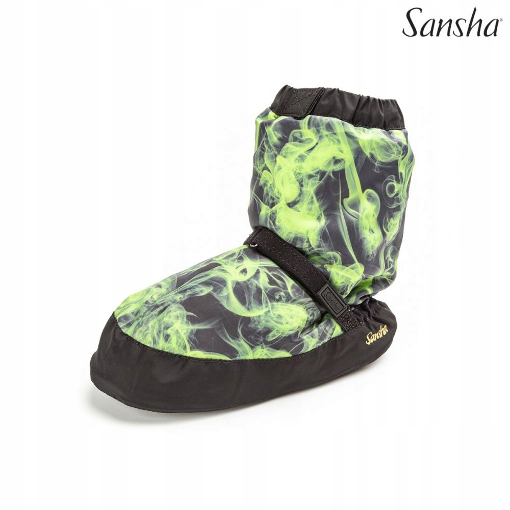 Ocieplacze taneczne Booties Sansha Green Smoke rozm.37-38