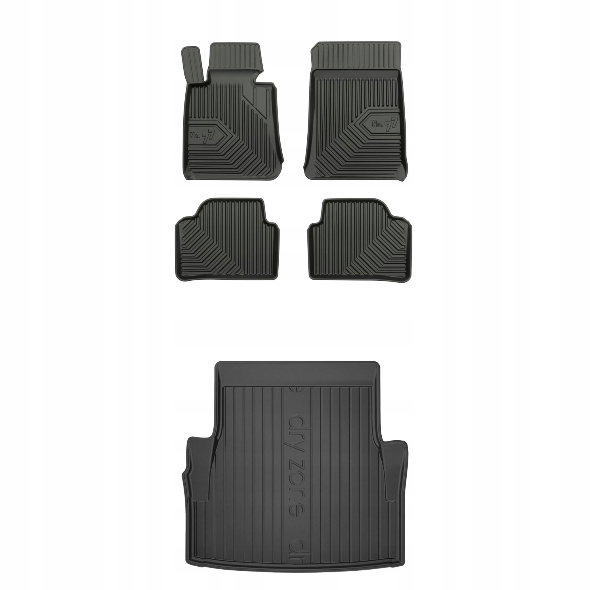 Sada gumových kobercov a rohoží pre Bmw 3 E90 2004-12