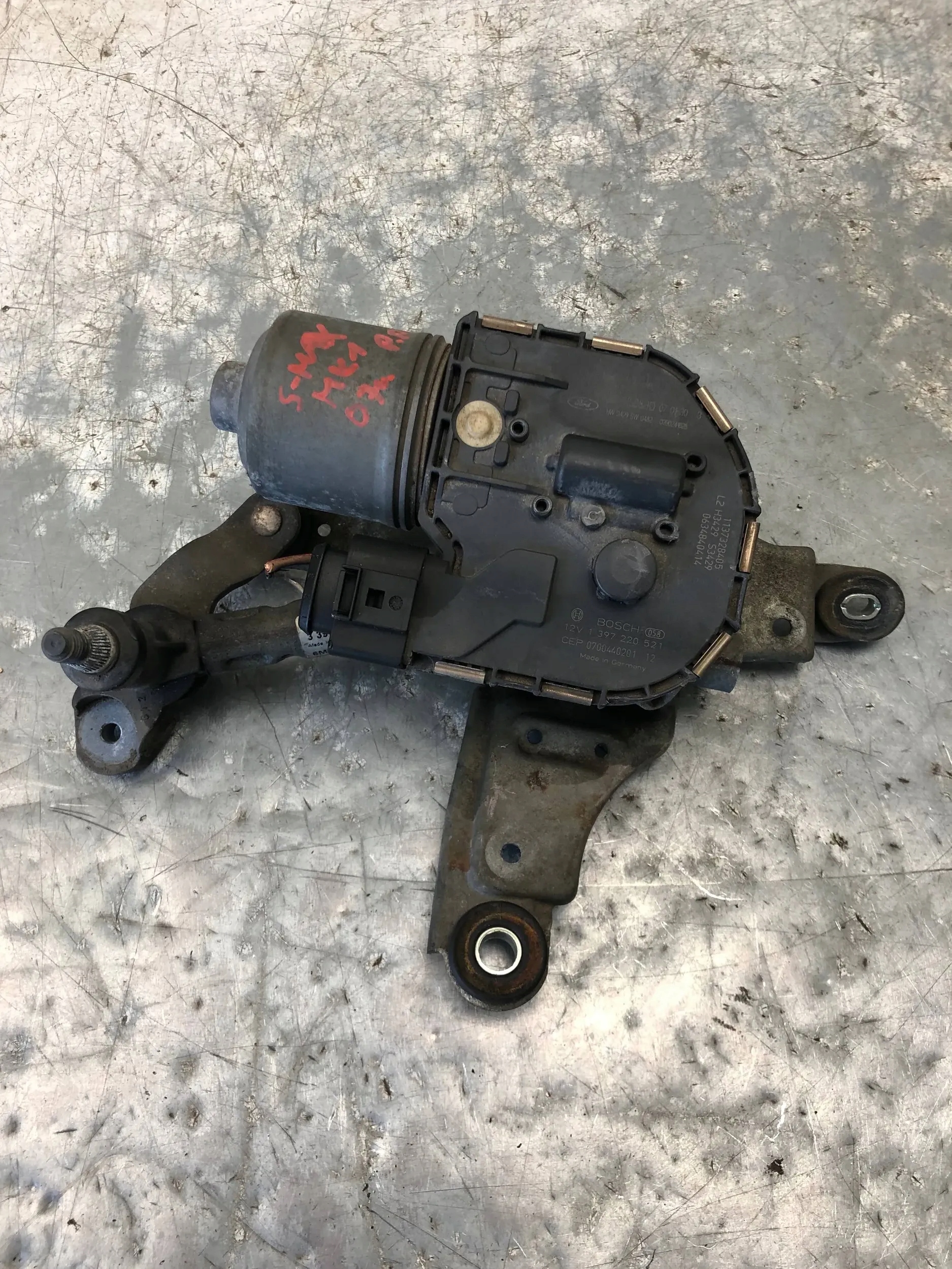 wiper mechanism right front FORD S-MAX MK1 6M21-17504-BH
