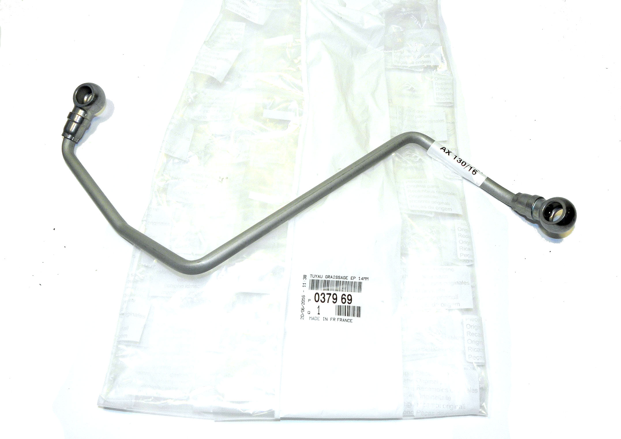 Olejový Kabel Turbodmychadla Peugeot Citroen 1.6 Hdi 04 – Originál 037969