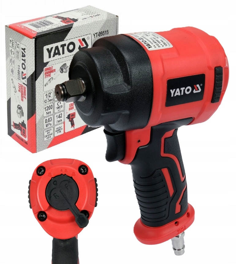 Pneumatický Udarový Kľúč Mini 1/2" 1200 Nm Yato YT-09515