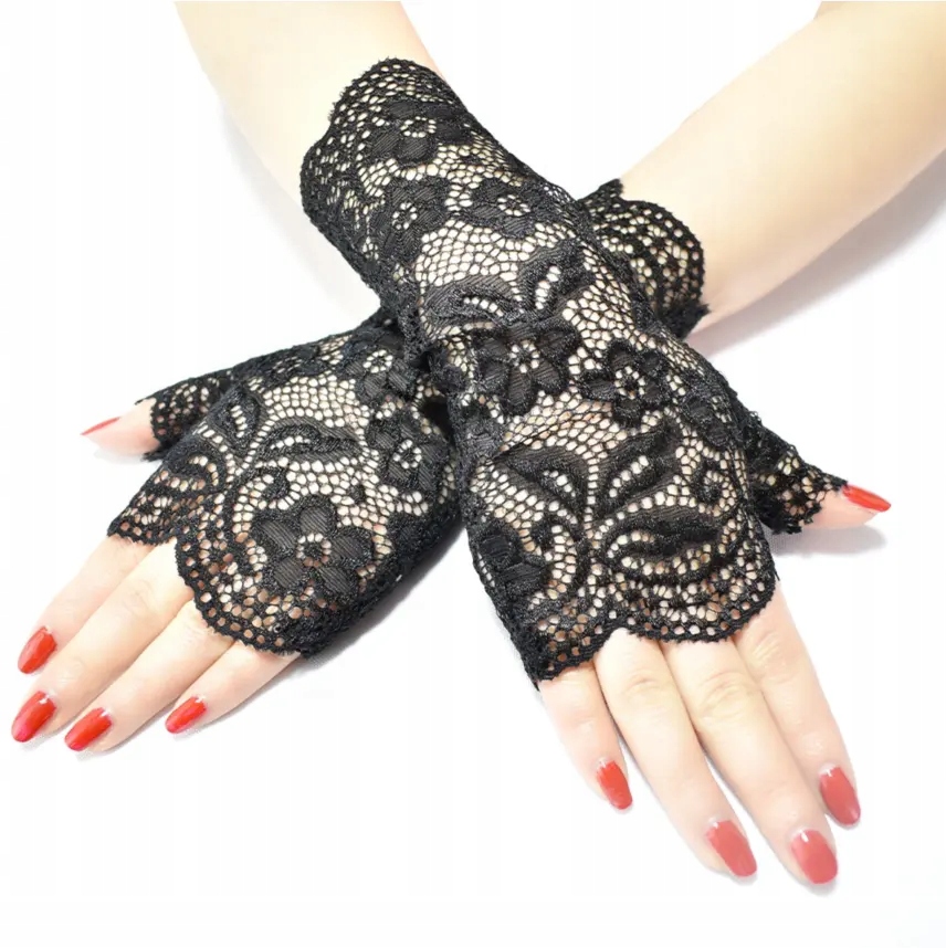 Rękawiczki mitenki czarne