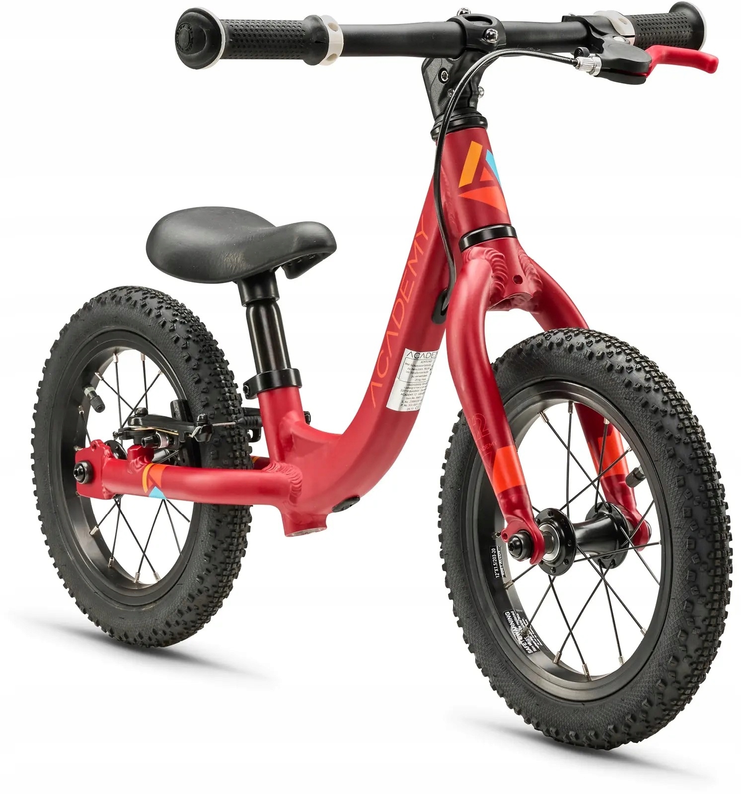 Lekki rowerek biegowy bez pedałów Academy Grade 1 12" aluminiowy dla dzieci