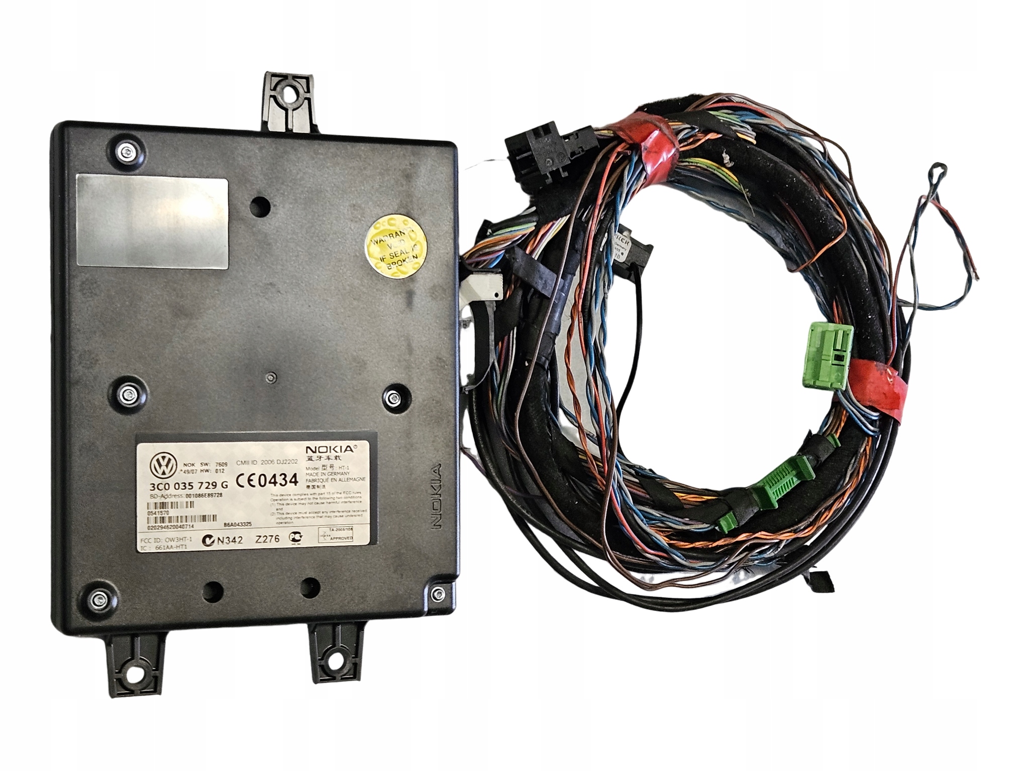 MODUŁ BLUETOOTH VAG 3C0035729G