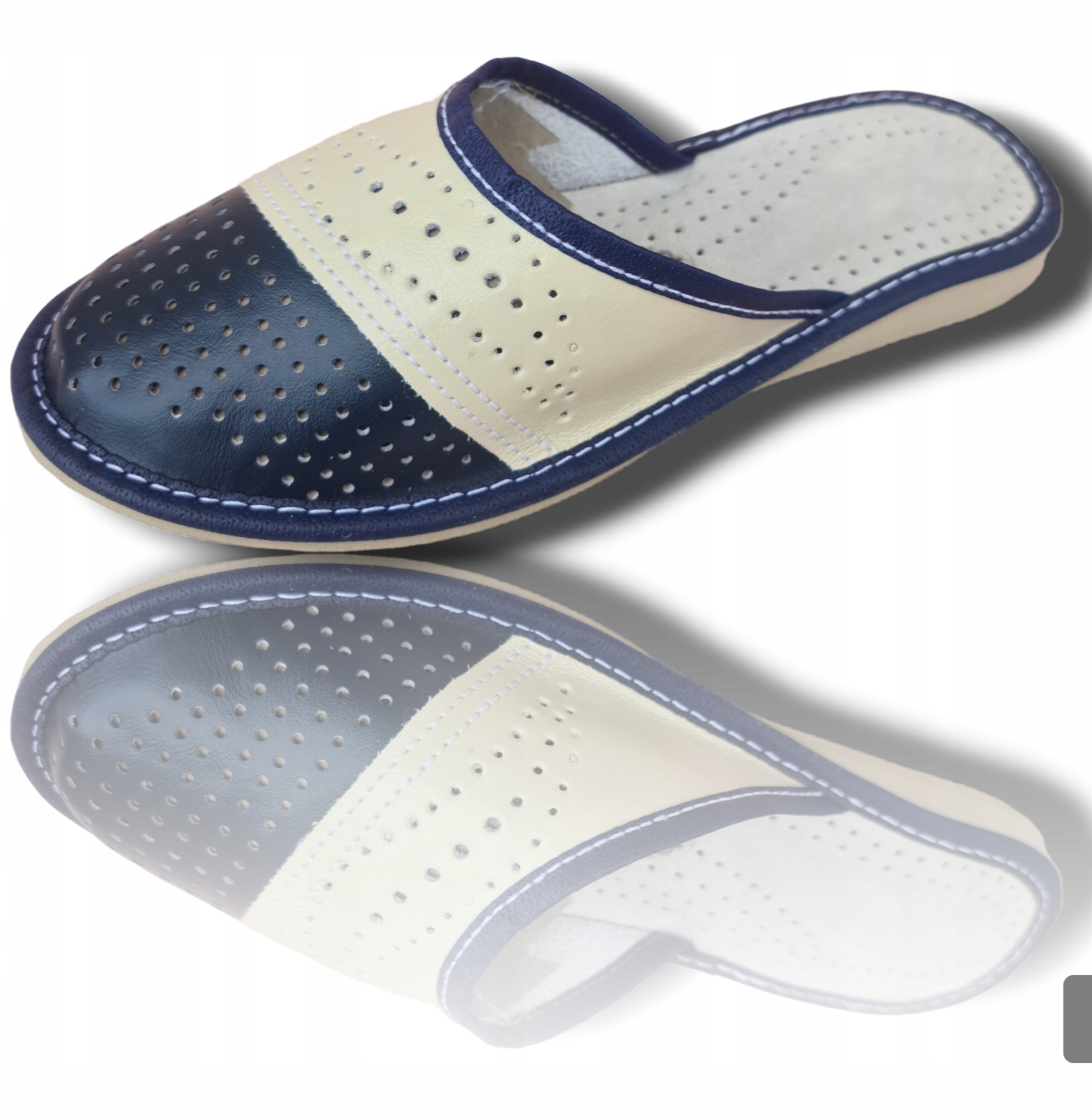 Pantofle klapki damskie skórzane 36-41 Rozmiar 37