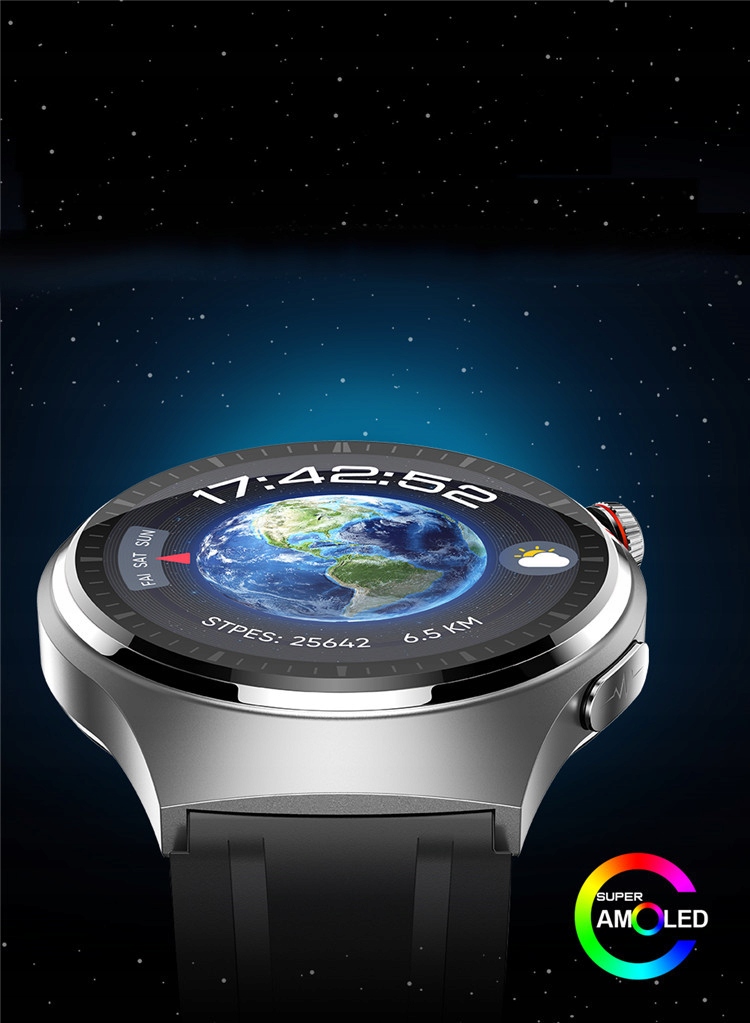 SMARTWATCH MĘSKI ZEGAREK WIELOFUNKCYJNY ROZMOWY SPORT PULS GLUKOZA PL Typ naręczny