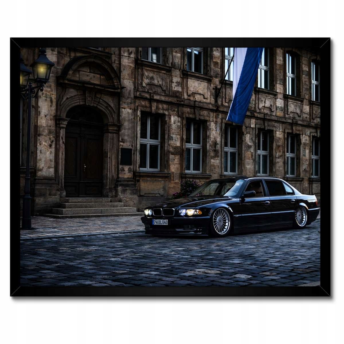Plakáty v rámu 50x40 Bmw 740IL Auto Buma