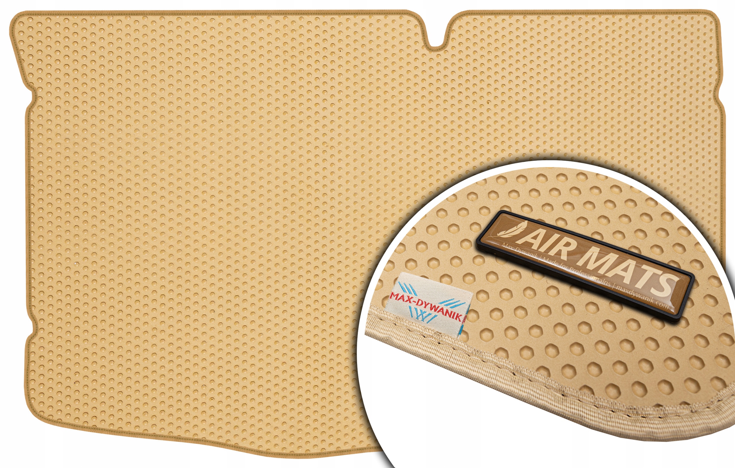 Hyundai i20 I Hatchback 2011-2014 Béžová rohož do kufru Eva Air Mats