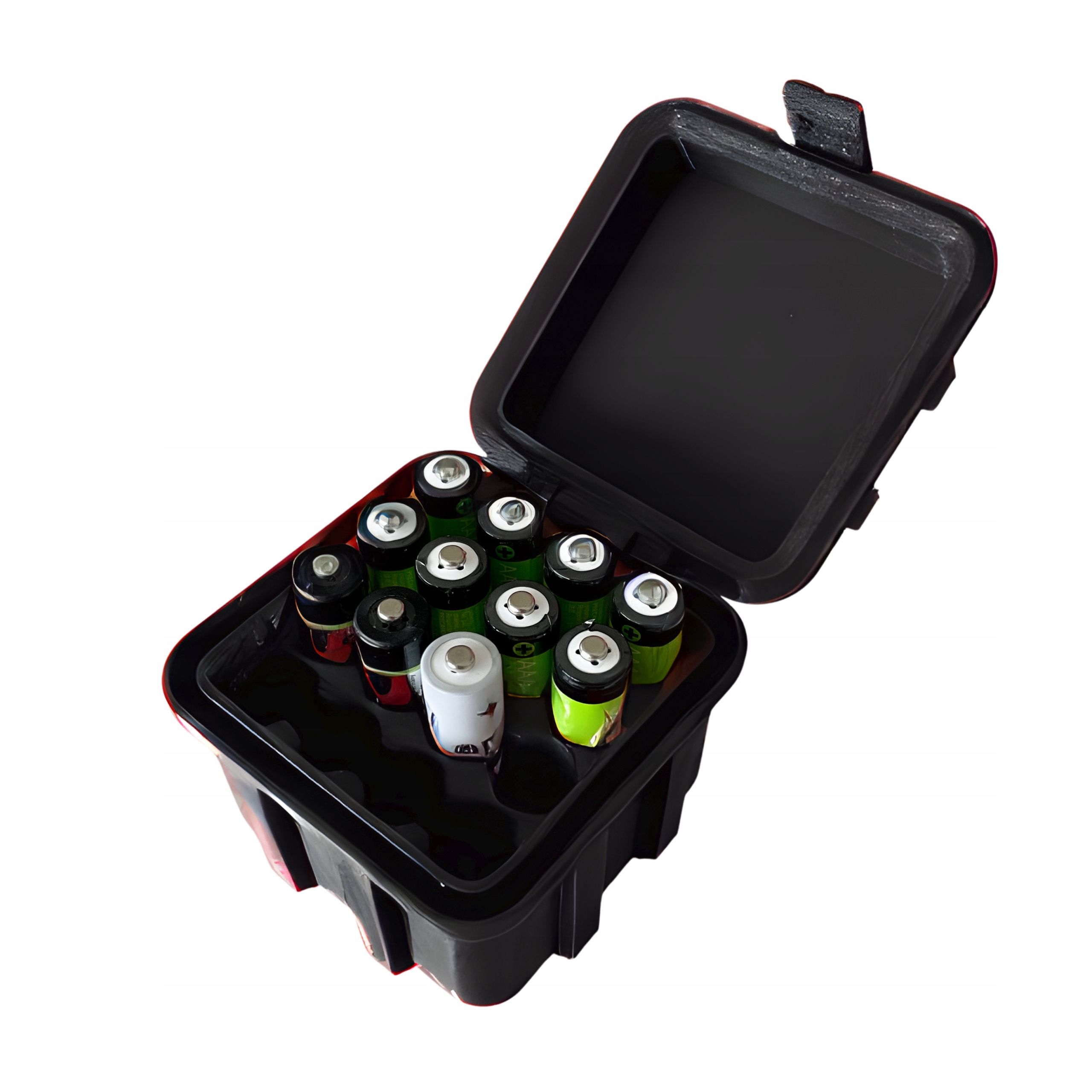 Organizer Na Baterie Komplet Aaa Akumulatorki Pudełko Paluszki Eko