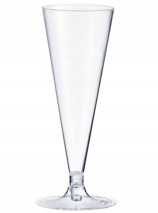 

Kieliszki plastikowe do szampana 120 ml 10 szt