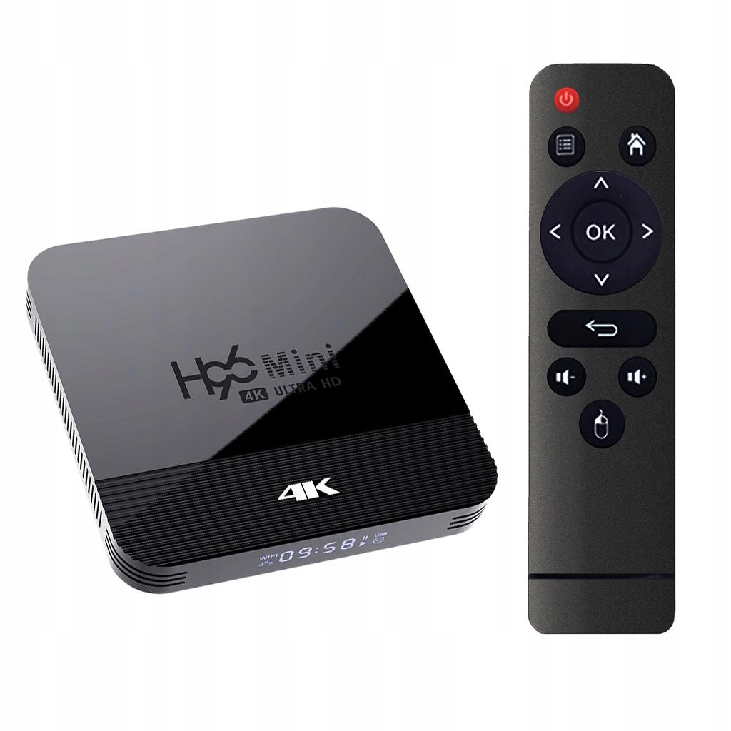 TV Box Android 9.0 H96 Mini H8 RK3228A 2.4G/5G Model Inteligentny odtwarzacz multimedialny Android
