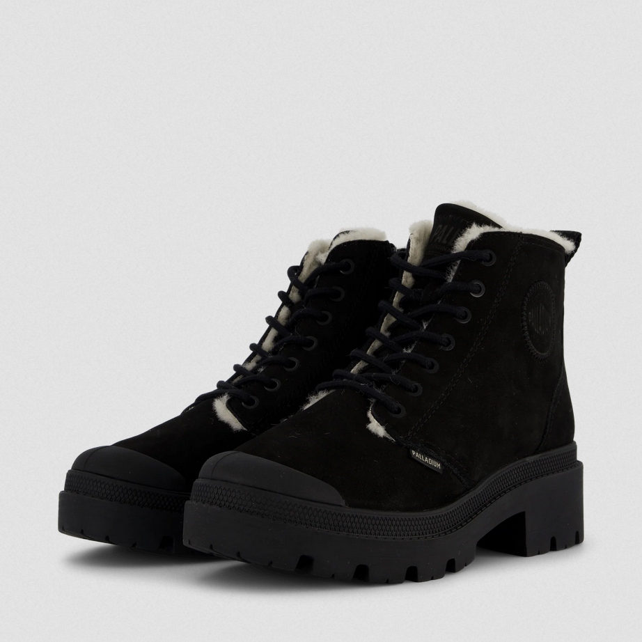 Botki Damskie PALLADIUM Pallabase Ocieplane rozm 39 Model PALLABASE NBK ZIP WL