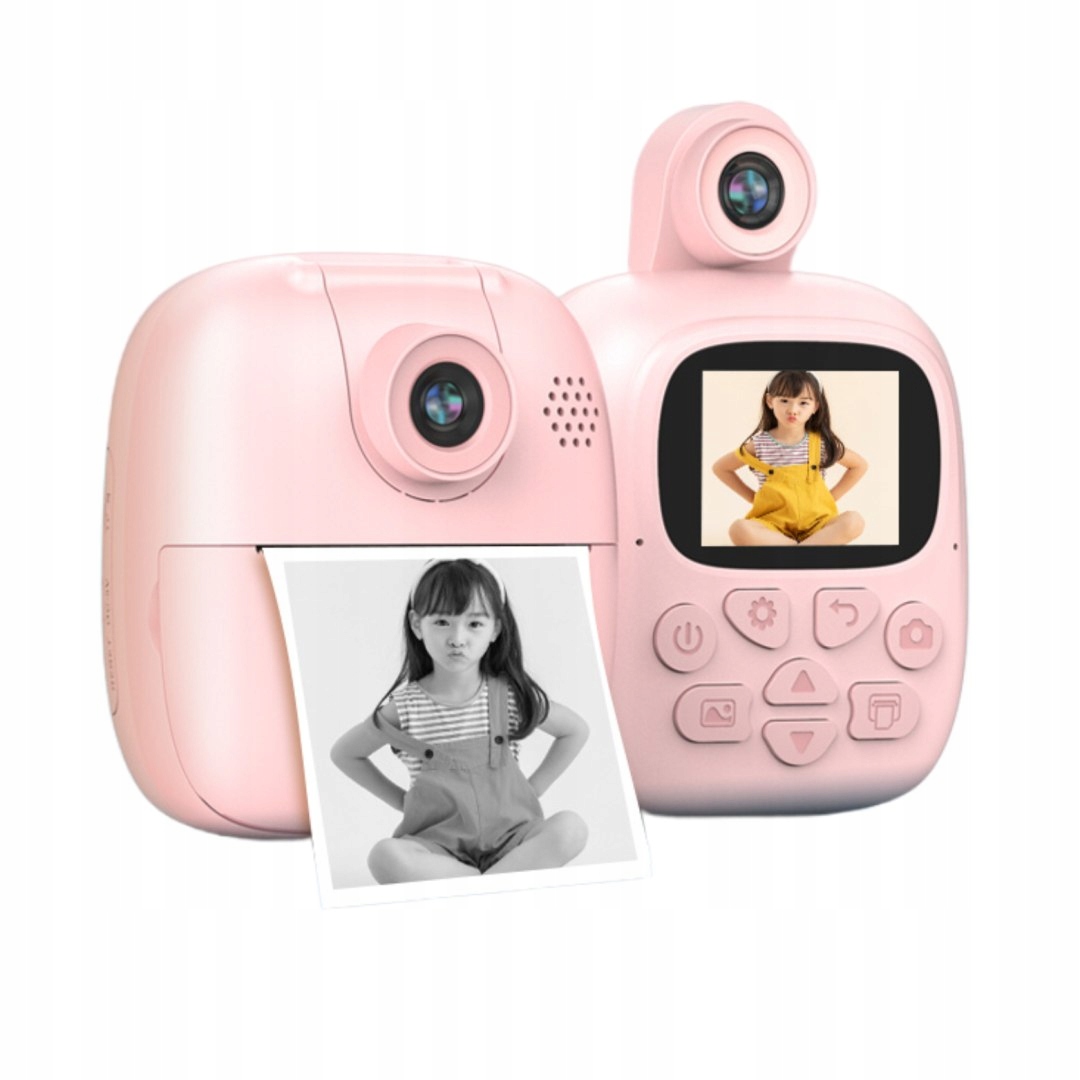 APARAT DLA DZIECI FOTOGRAFICZNY DO DRUKOWANIA KAMERA FOTOBUDKA KAMERA USB Wiek dziecka 3 lata +