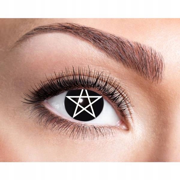 

Soczewki Kwartalne Pentagram 3 Miesiące Halloween