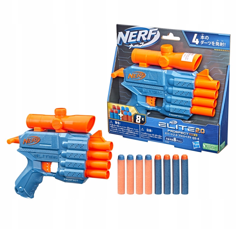 HASBRO NERF ELITE 2.0 PROSPECT QS-4 F4190 Rodzaj pistolety