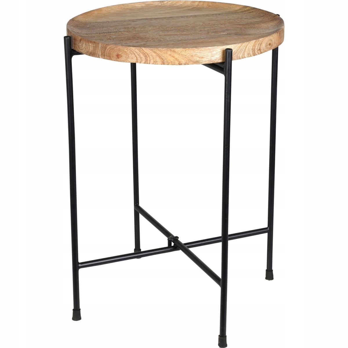 

Stolik Kawowy metalowy Składany okrągły Ø 35 x 46