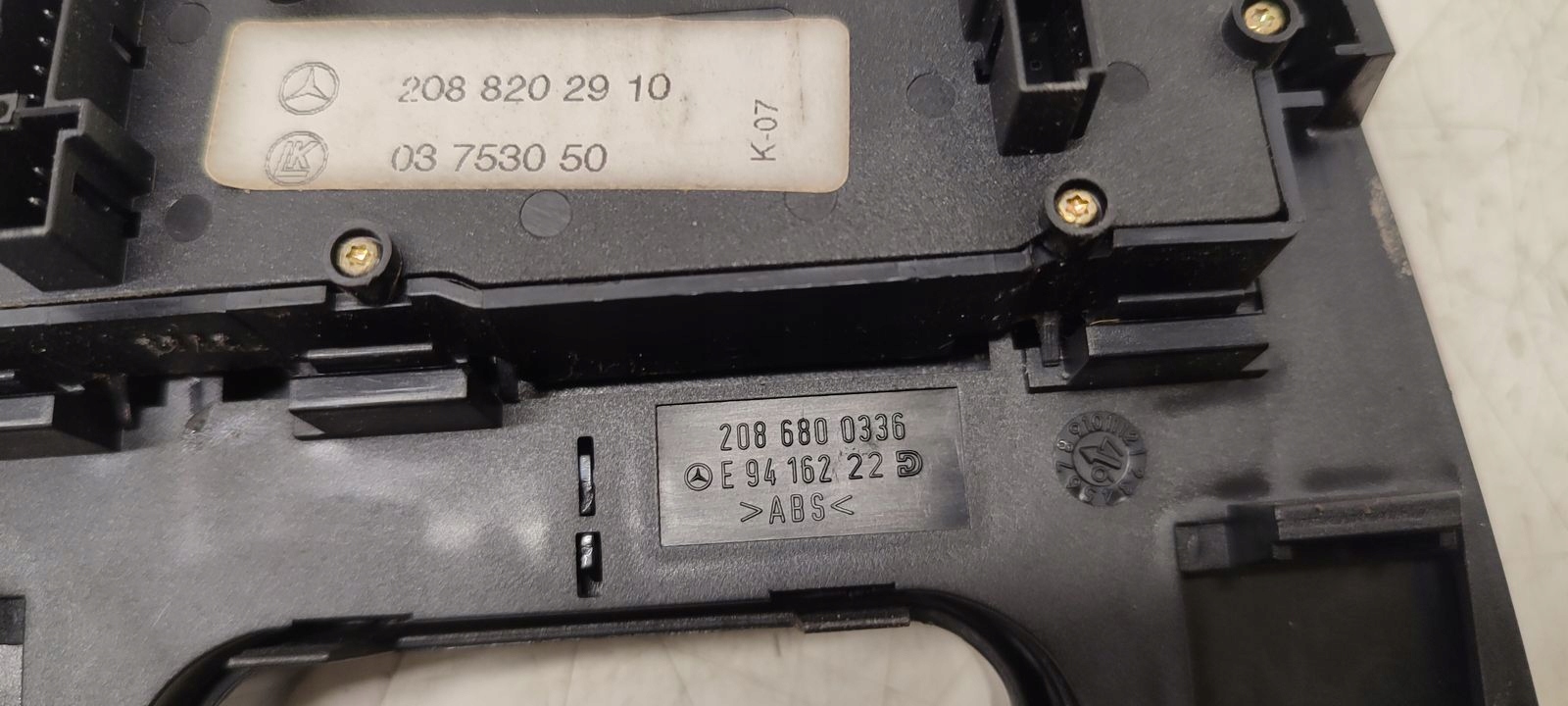 Panel controls Mercedes W203 LIFT 2,2 CDI
