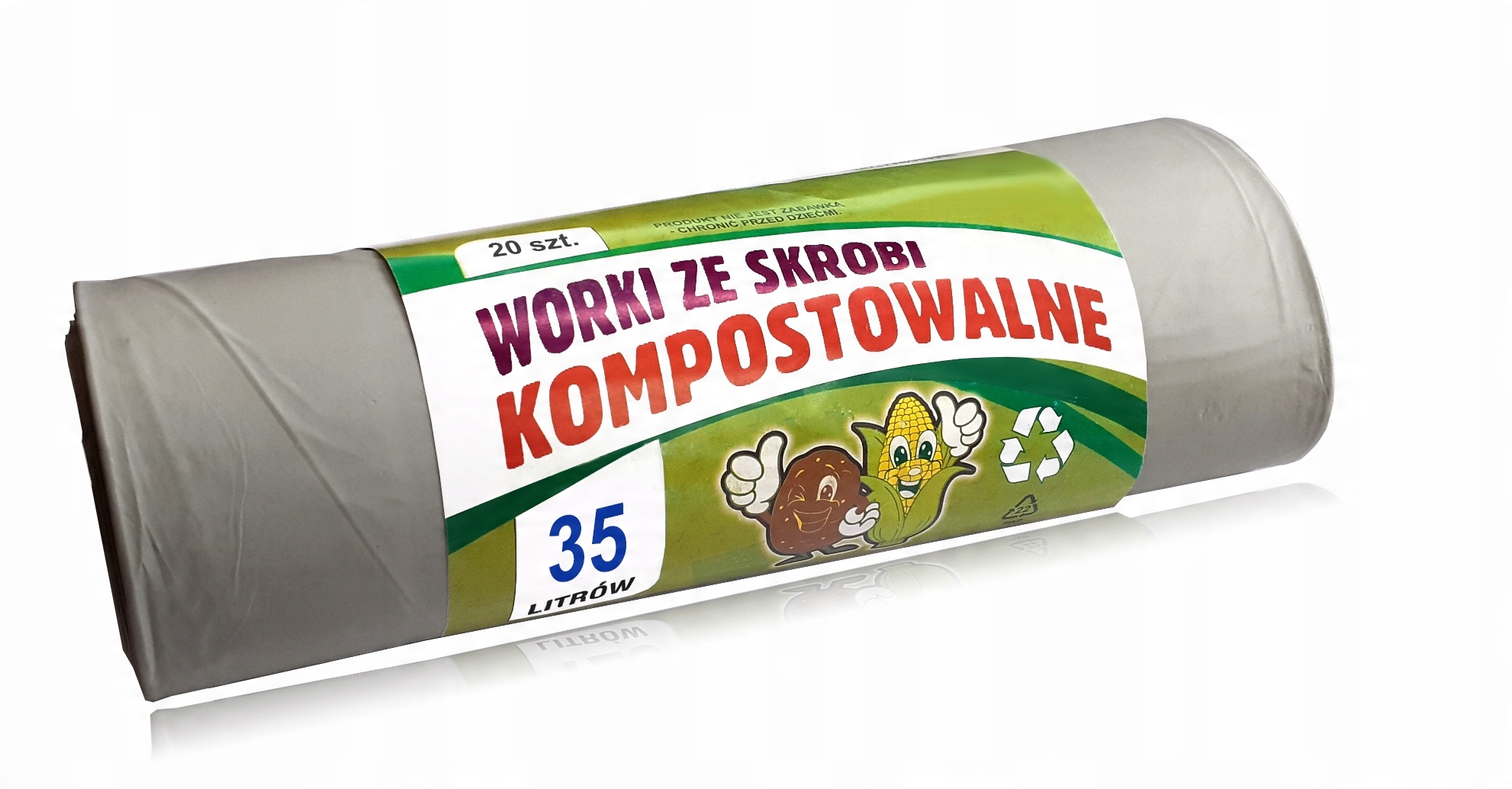

Worki Biodegradowalne Kompostowalne 35L Bio 20szt