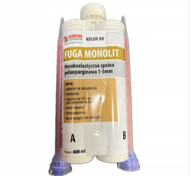 Fuga Monolit polyasparínová spojka biela 31 White 0,5 kg Dýzy v Sade