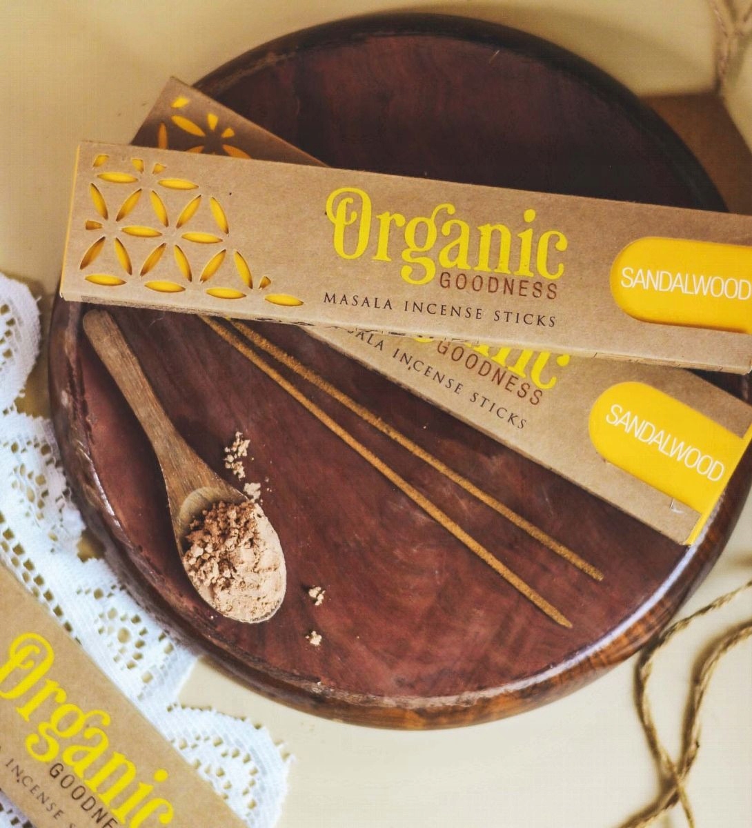 

Kadzidła Masala patyczki Sandałowiec Organic Goodn