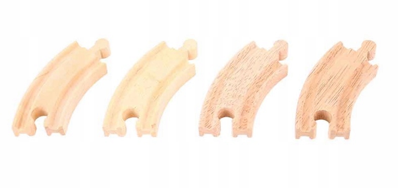 

Zakręt krótki, tor drewniany zestaw 4 szt BJT110