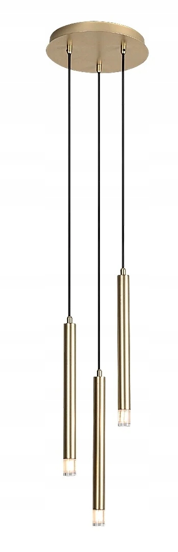 Závesná lampa Rabalux Ramira zlatá, 3xG9, moderný dizajn