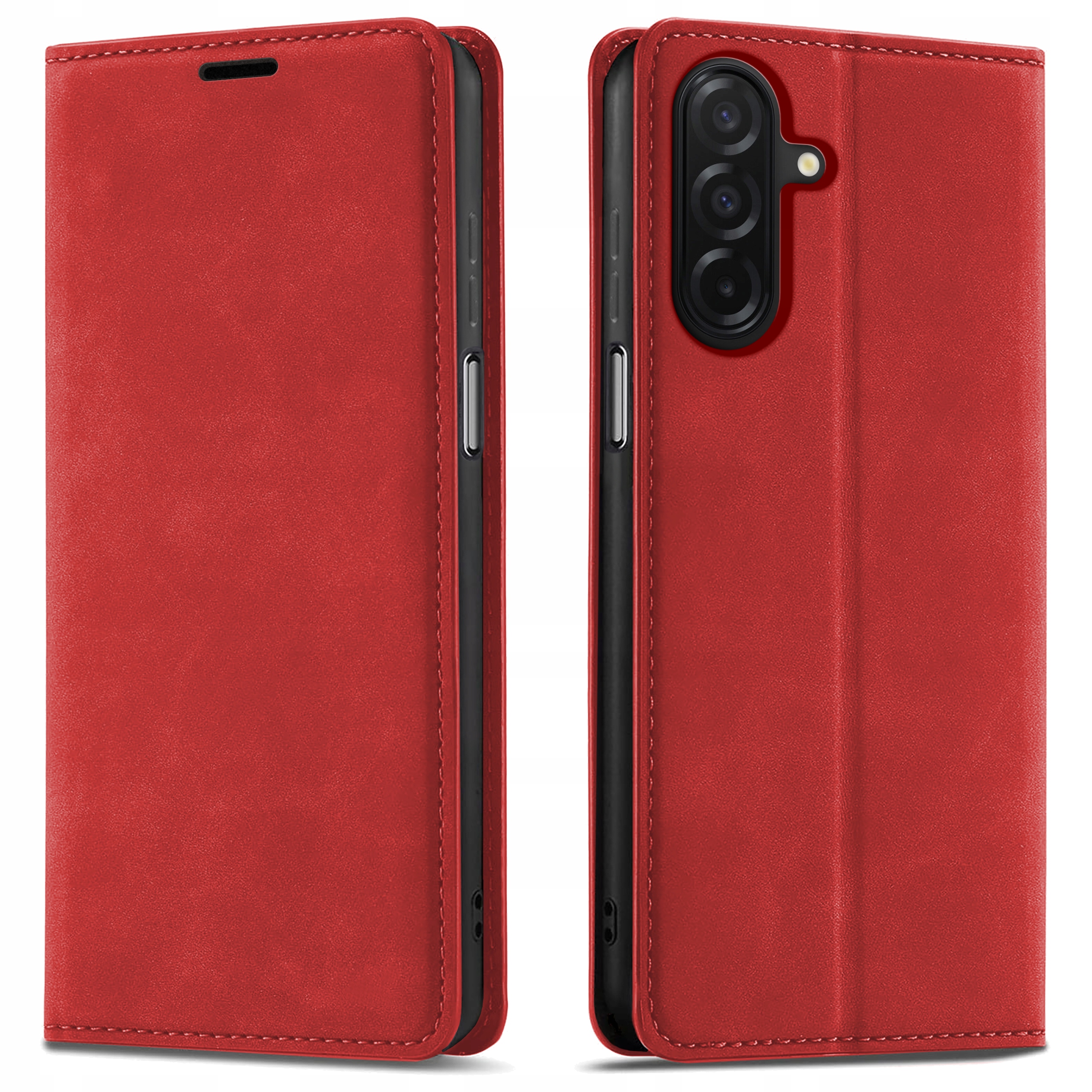 Etui do Samsung A26 A17 5G Zamykane Magnetyczne Skórzane Szkło