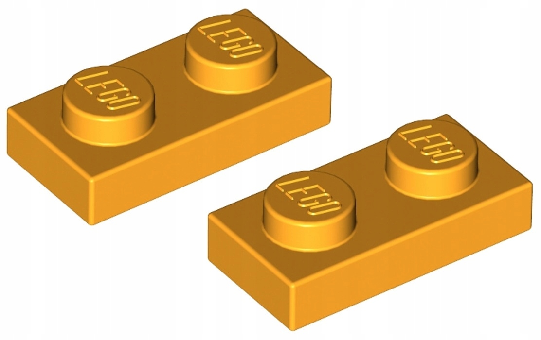 

Lego Płytka 1x2 J. Pomarańczowa 3023/6028736 2szt