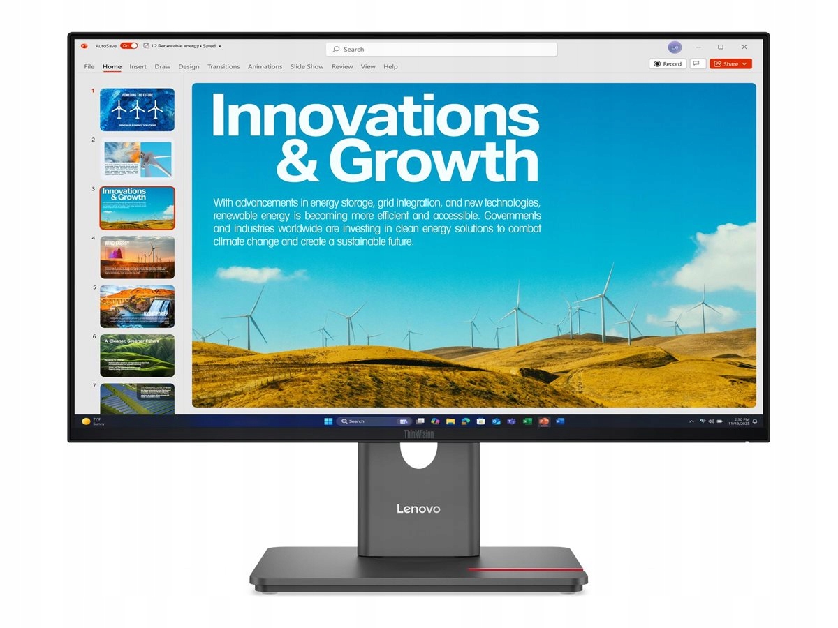 Lenovo ThinkVision P24QD-40 23.8" Monitor 2560x1440/HDMI/3 roky záruka