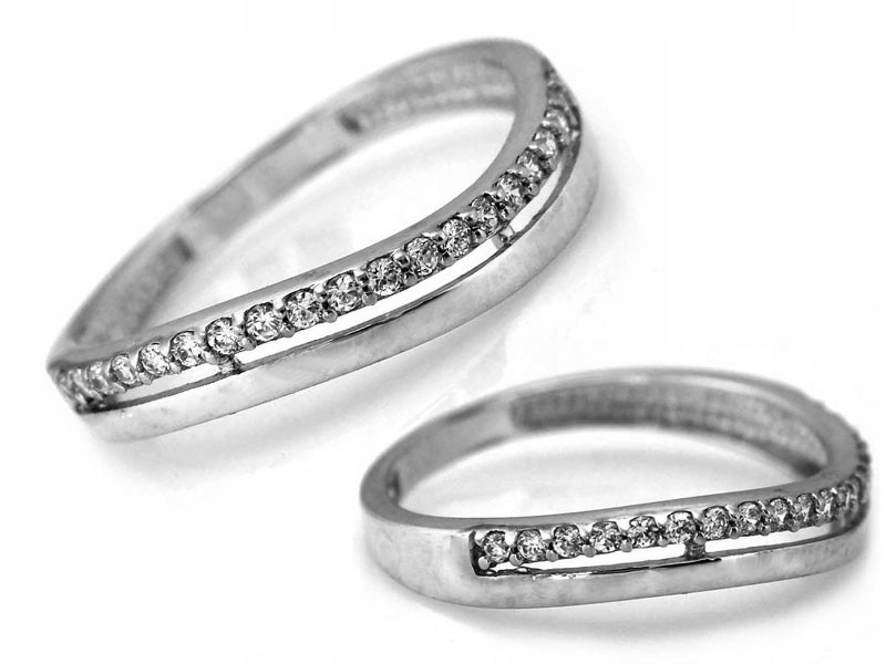 Dámský prstýnek zlato 585 s lesklou zirkonií 14kt, moderní