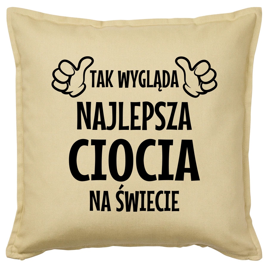

Najlepsza Ciocia poduszka 50x50