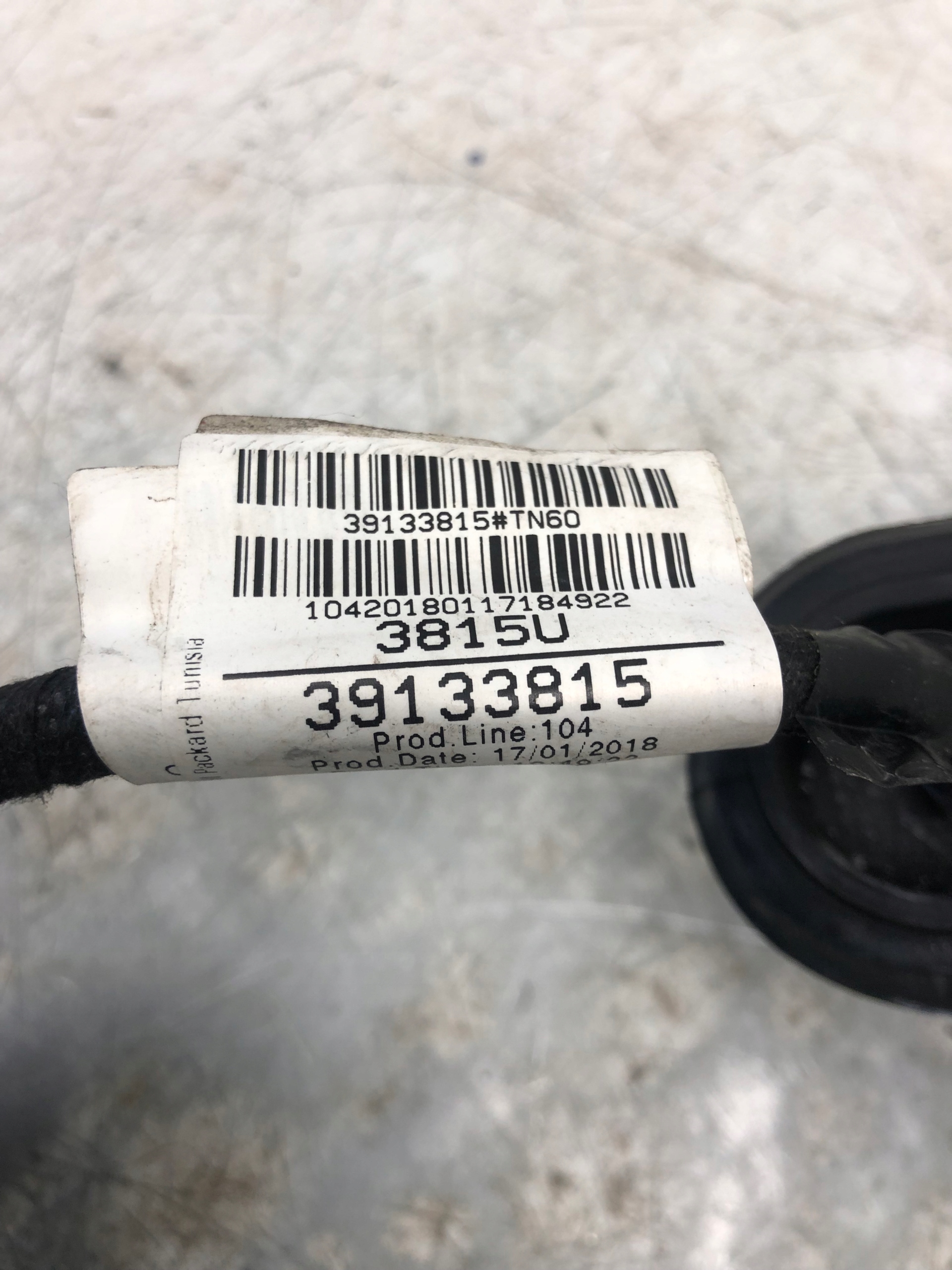 bundle door left rear part OPEL INSIGNIA B KOMBI 39133815