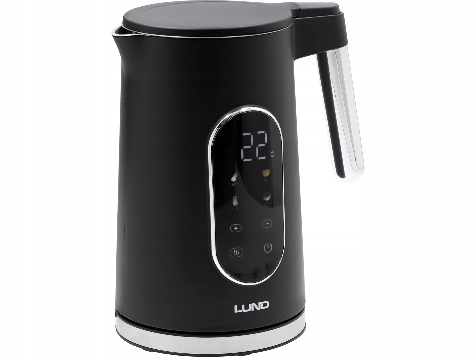 Elektrická Konvice 1,7 L, Regulace Teploty, Černá