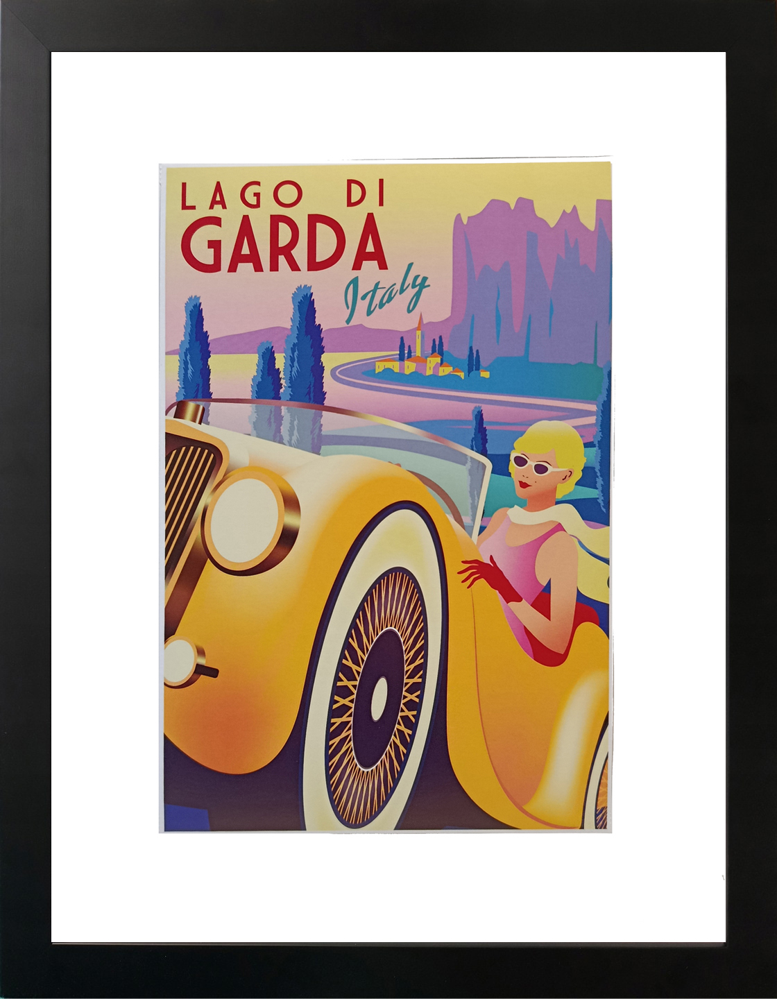 Rámečky+na fotografie 30X40 dřevo 3 cm černá vazba plakát puzzle 4 ks kpl
