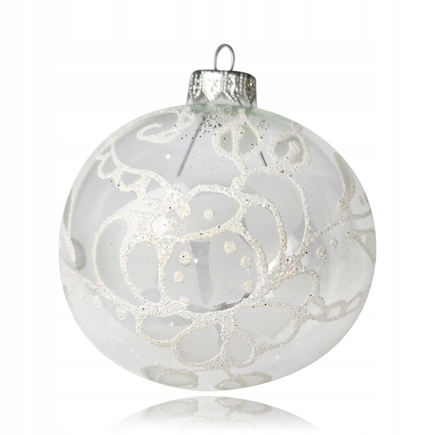OUTLET Bombki 10cm/1szt dekor szklane choinkowe