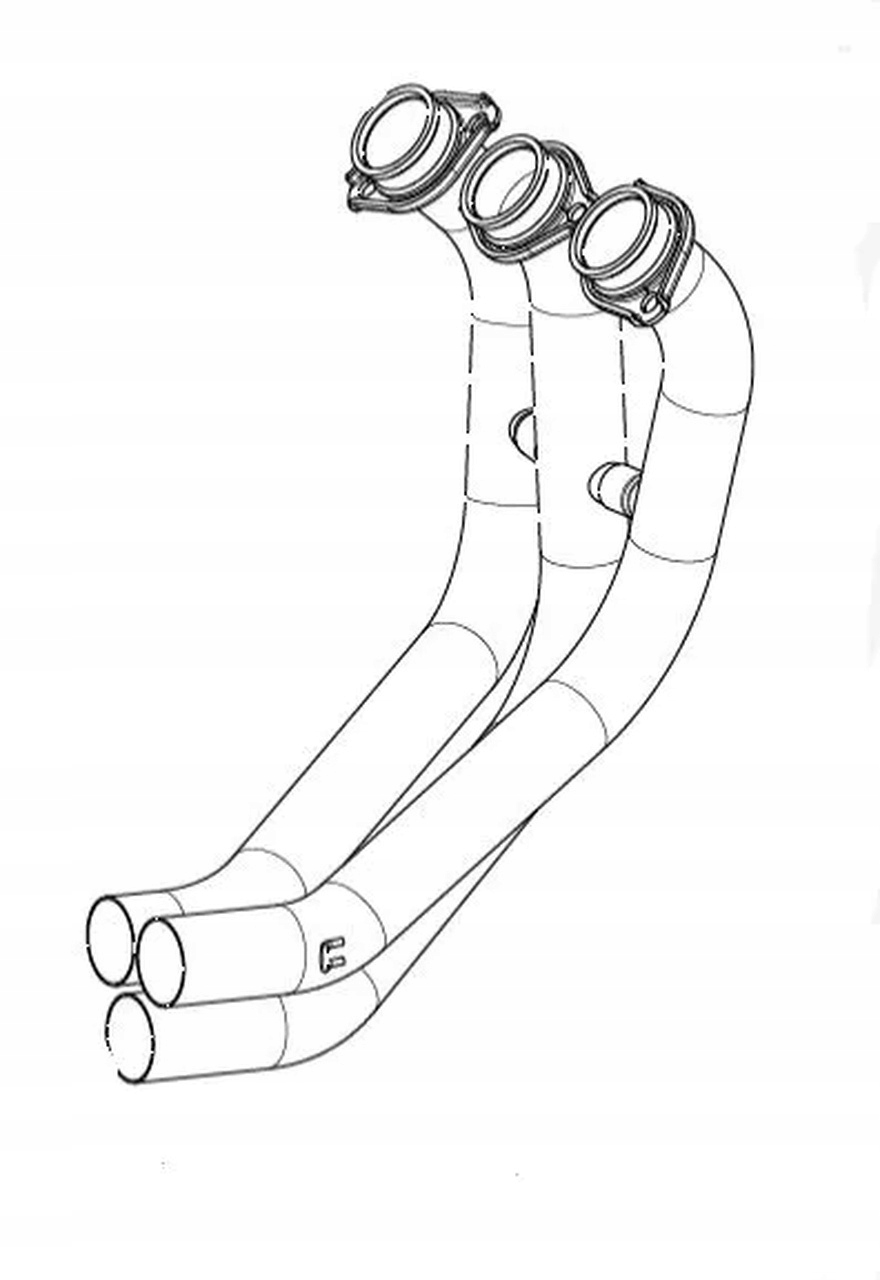Výfukový kolektor Akrapovic Yamaha MT-09
