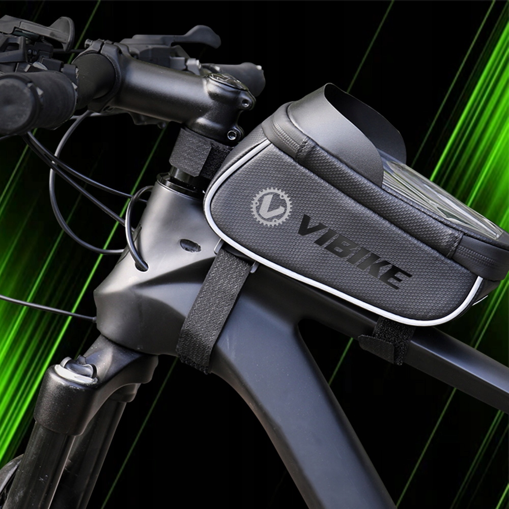 VIBIKE SAKWA TORBA SASZETKA ROWEROWA UCHWYT ETUI NA ROWER RAMĘ TELEFON 6,7" Model VBK002