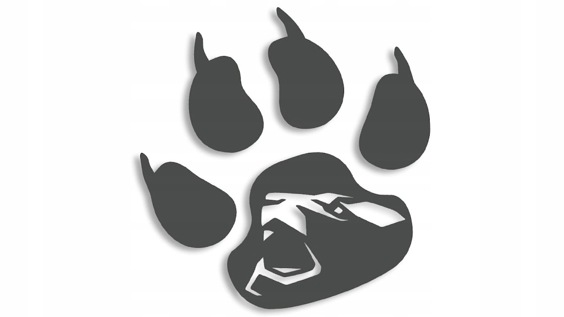 

Wycinana naklejka Nowy Peugeot Łapa grafitowa