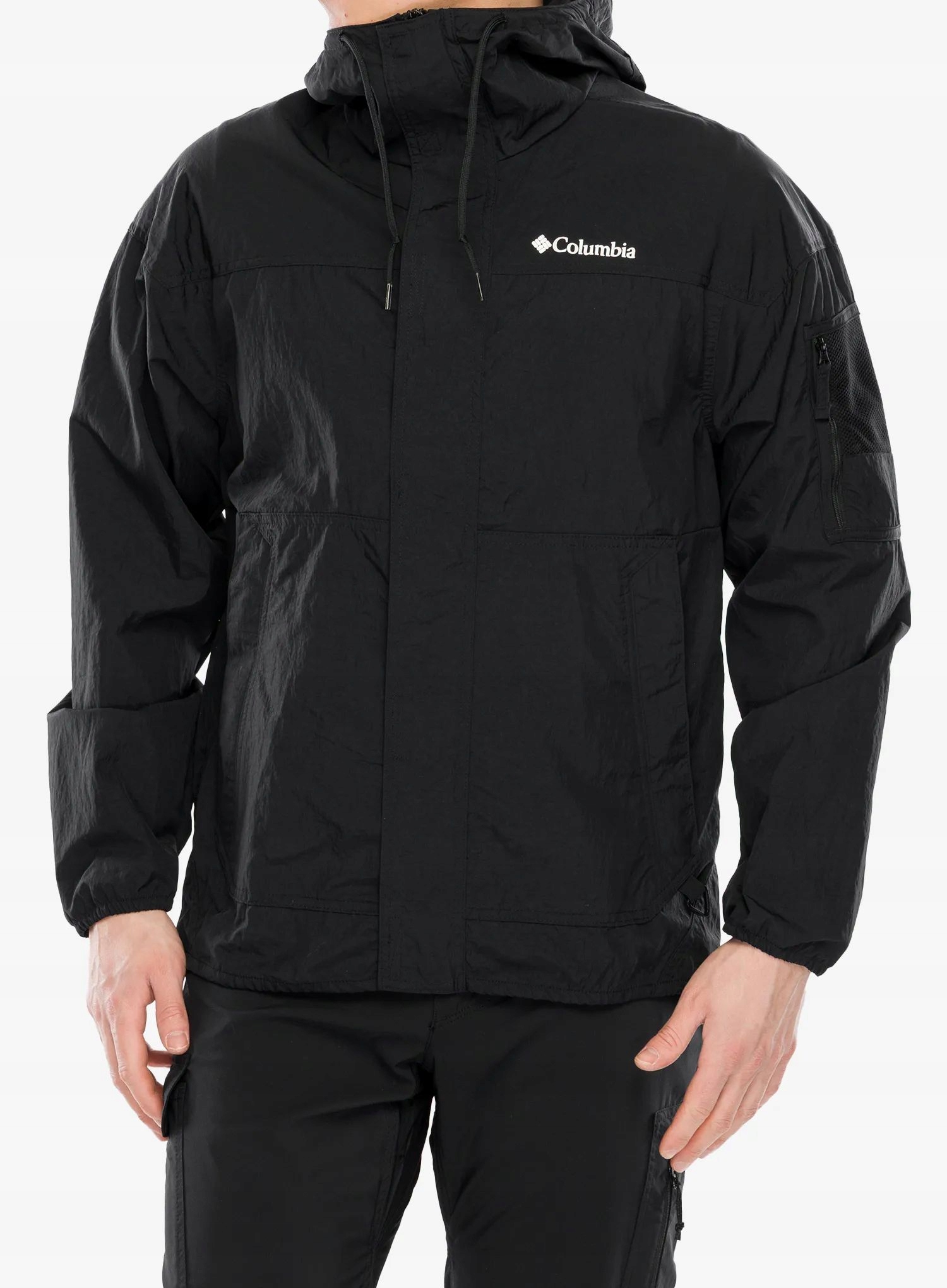 Protivětrná bunda Columbia Challenger II Windbreaker černá L