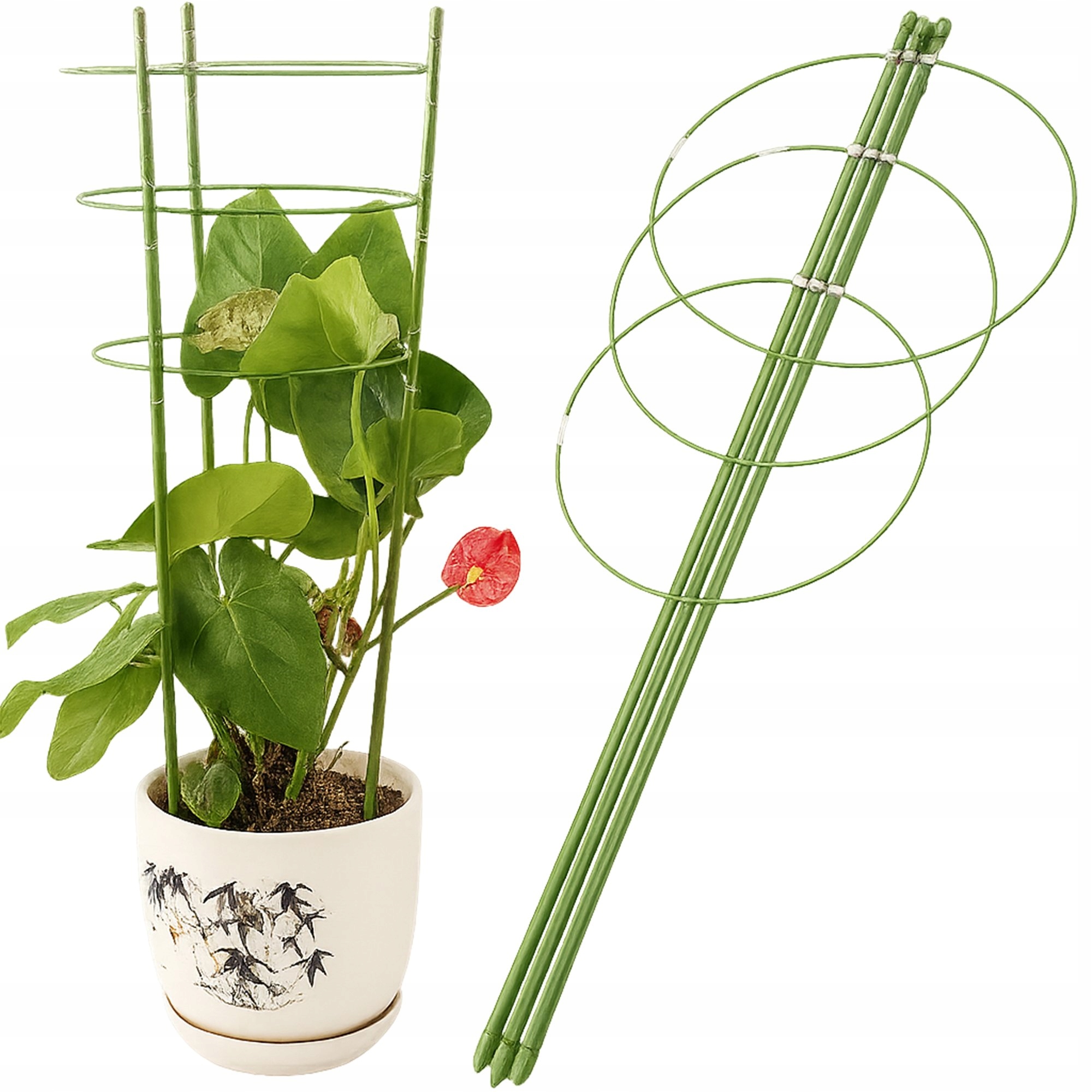 Цветочная подставка для растений, легкая подставка для монтажа в стойку, 60 см