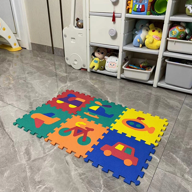 Puzzle piankowe, kojec, kolorowa mata piankowa dla dzieci Liczba elementów 25
