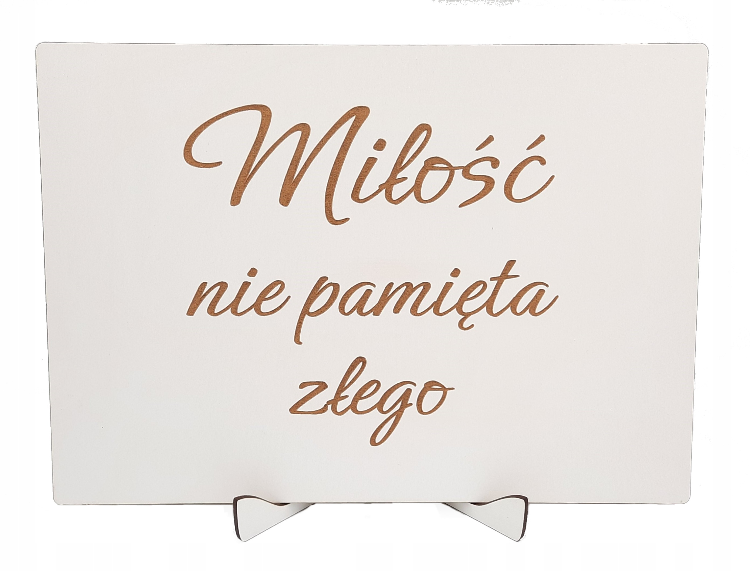 

Tabliczki Hymn O Miłości 12 szt 21x30 ślub wesele