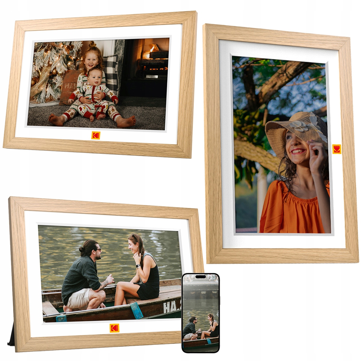 Kodak Digitální Fotorámeček rámeček Dotykový fotografie videa 10,1" RCF-1018W WiFi