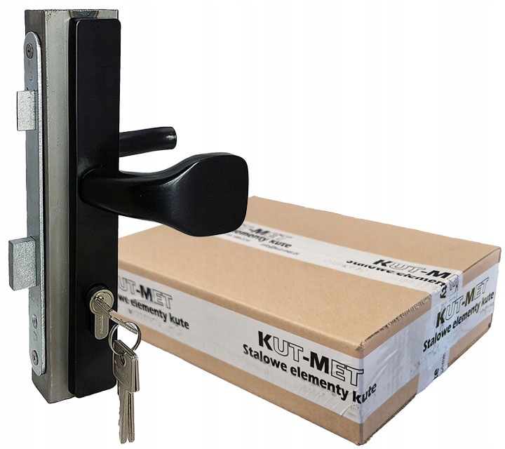 Zámková krabice Se Zámkem Profil 30X50 Do Branky Klika Úchyt Patentová Vložka