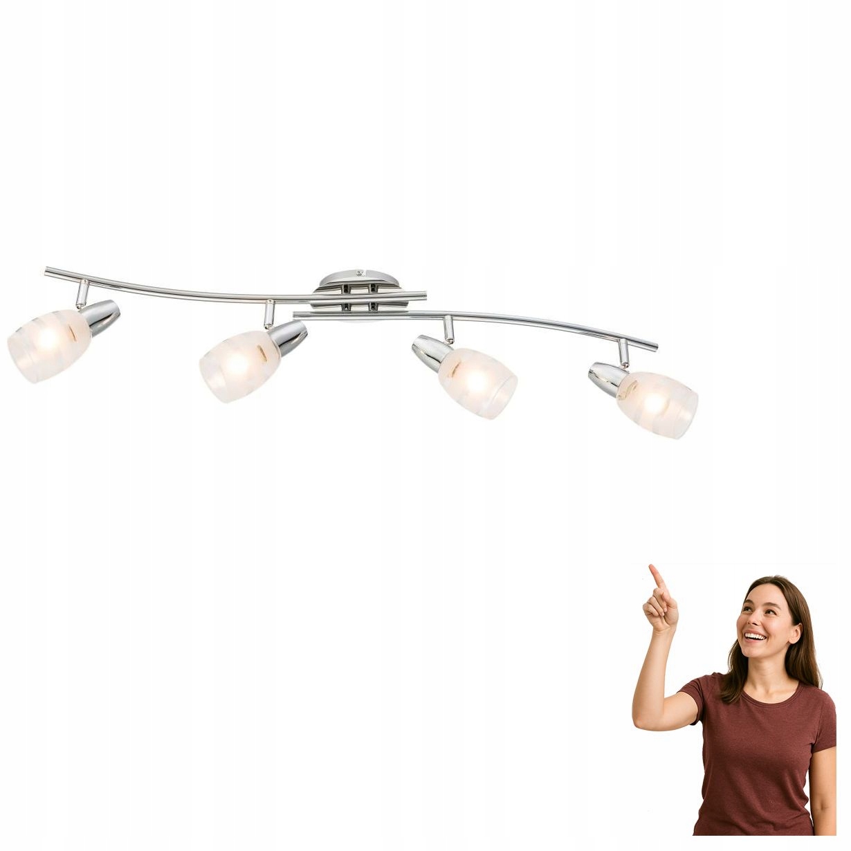 Lampa reflektor spot Roy 54985-4 Globo