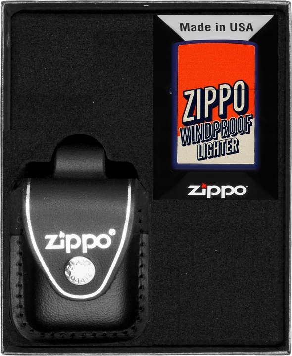 Sada Zippo Zapalovač Windproof Lighter Design 5 Dárková No3