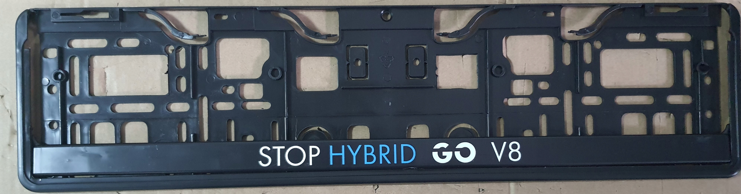Ramka Tablicy Rejestracyjnej Stop Hybrid Go V8 2D