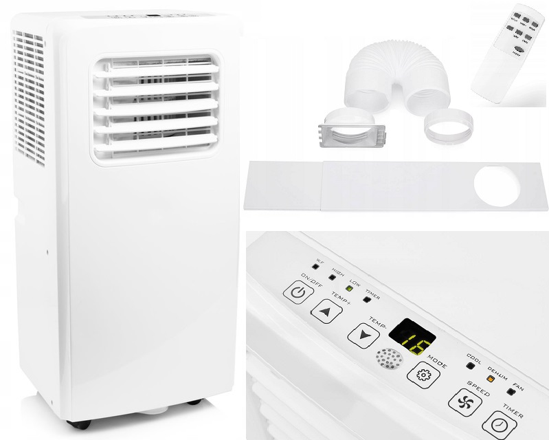 Klimatyzator Przenośny 3w1 Osuszacz Chłodzenie Nawiew Pilot 7000BTU