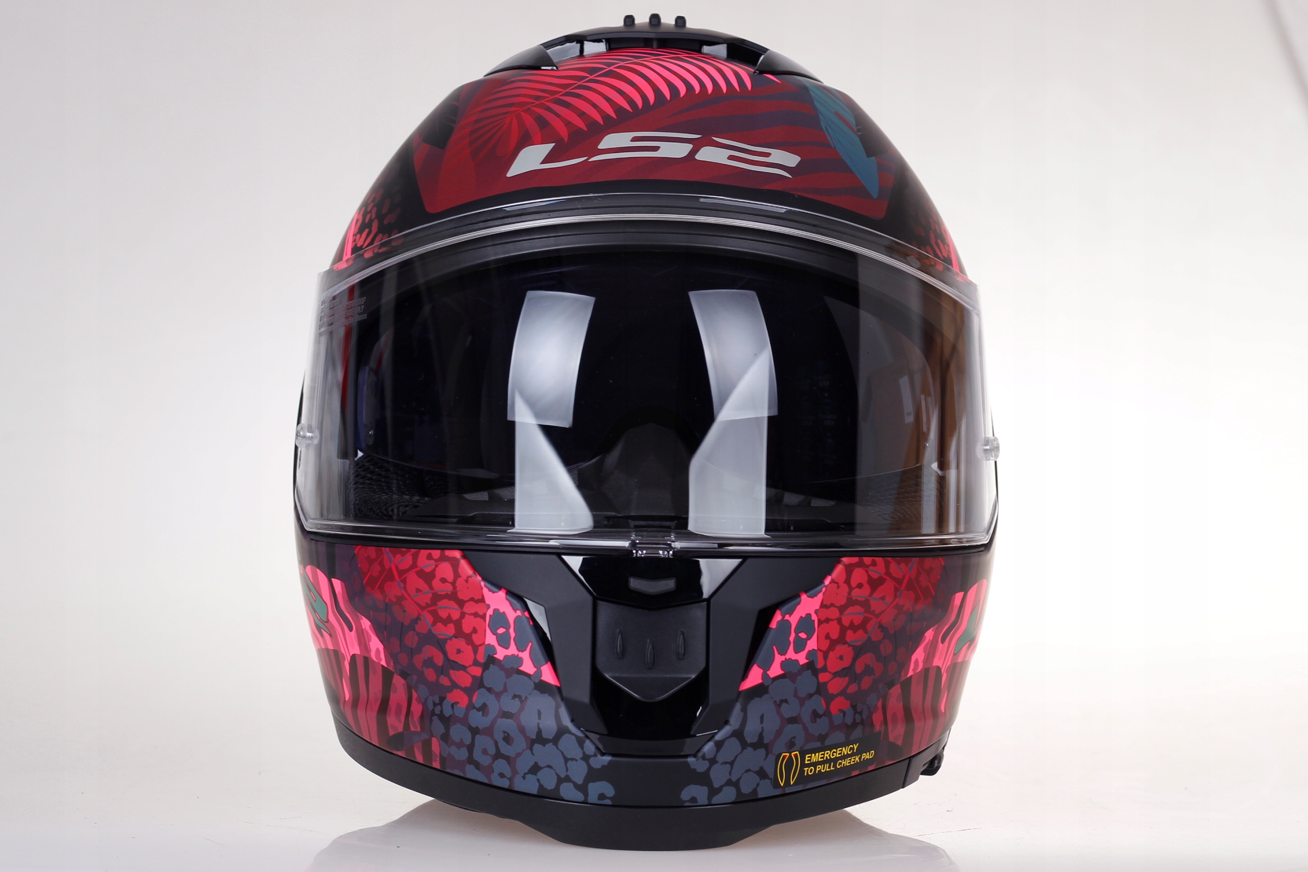 KASK MOTOCYKLOWY LS2 FF808 STREAM II system Pinlock blenda Jungle Pink Typ Integralne / Pełne